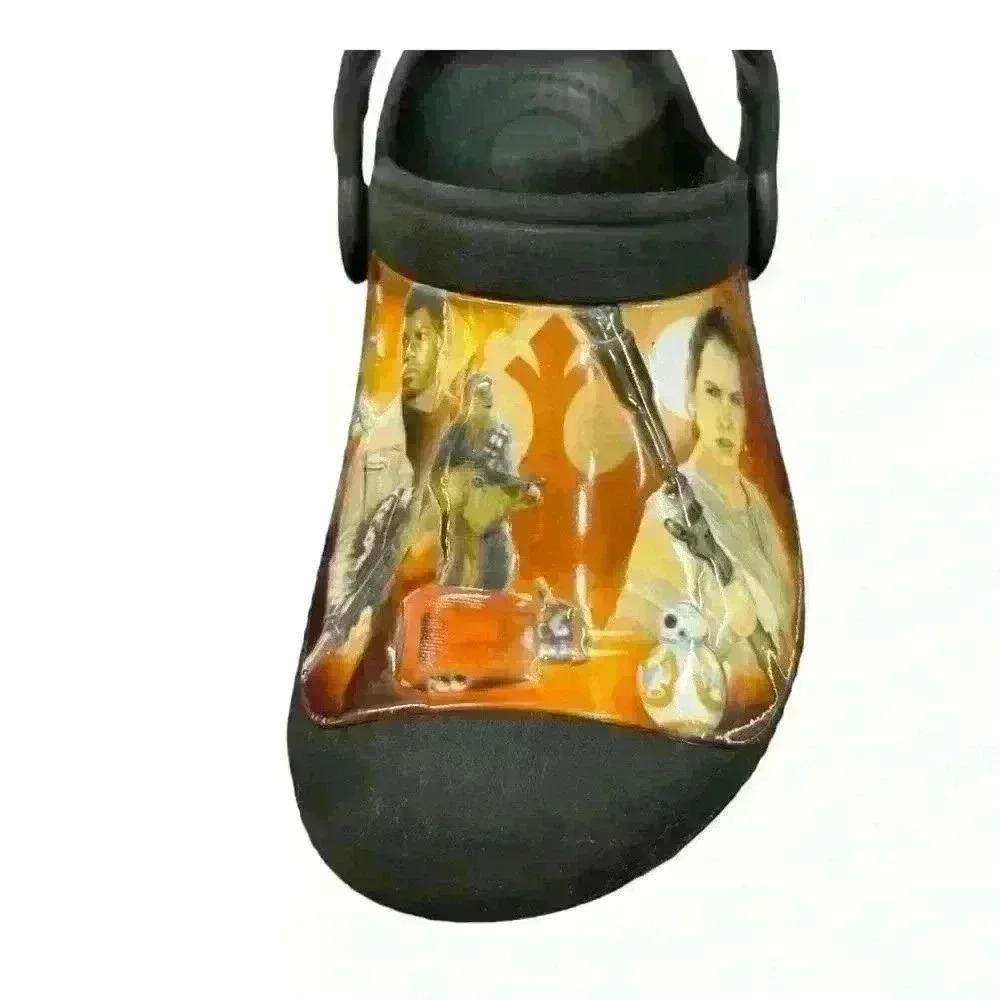 Crocs Creative Kids Size 10/11 Star Wars The Force Awakens Black Clogs - Picture 4 of 5